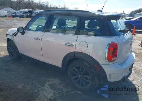 2013 Mini Countryman Cooper S z USA, uszkodzony, nr VIN WMWZC3C56DWP51028